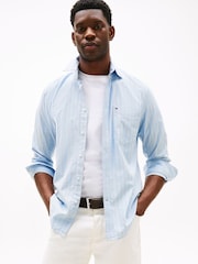 Tommy Hilfiger Regular Fit Stripe Oxford Shirt - Imagen 1 de 5