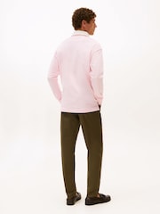 Tommy Hilfiger Pink Athleisure Crest Relaxed Rugby Shirt - Image 2 of 5