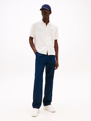 Tommy Hilfiger Cream Cotton Overshirt - Image 3 of 5