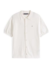 Tommy Hilfiger Cream Cotton Overshirt - Image 5 of 5