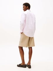 Tommy Hilfiger Pink Regular Fit Stripe Oxford Shirt - Image 2 of 4