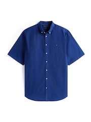 Tommy Hilfiger Blue Plus Oxford Shirt - Image 5 of 5