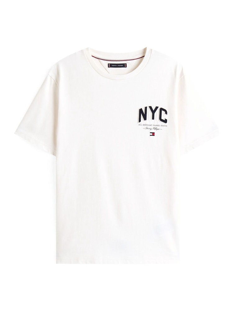Tommy Hilfiger Athleisure Logo Embroidery T-Shirt - Slika 5 iz 5