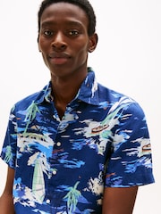 Tommy Hilfiger Linen Print Shirt - Imagem 4 de 5