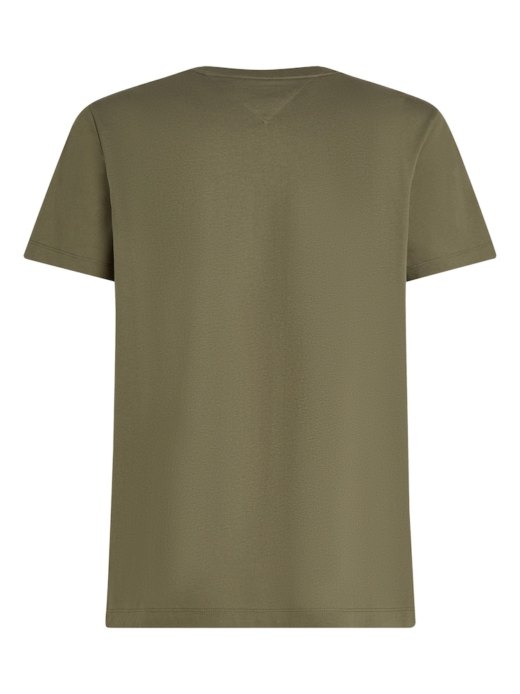 Tommy Hilfiger Green Plus Crew Neck T-Shirt - Image 2 of 2