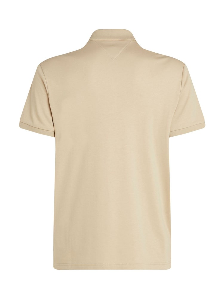 Tommy Hilfiger Natural Regular Fit Polo Shirt - Image 6 of 6