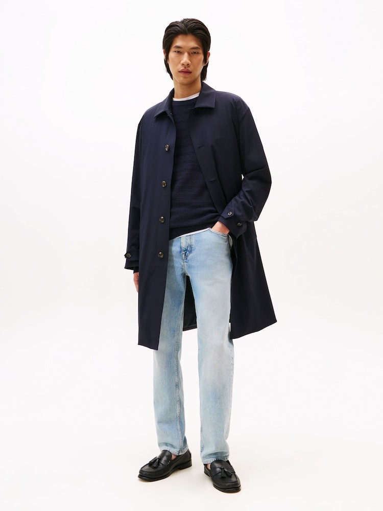 Tommy Hilfiger Blue Denton Faded Straight Leg Jeans - Image 2 of 5