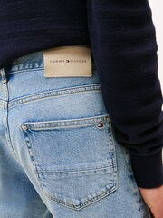 Tommy Hilfiger Blue Denton Faded Straight Leg Jeans - Image 4 of 5