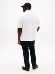 Tommy Hilfiger White Ecru Regular Fit Plus 1985 Polo Shirt - Image 2 of 5