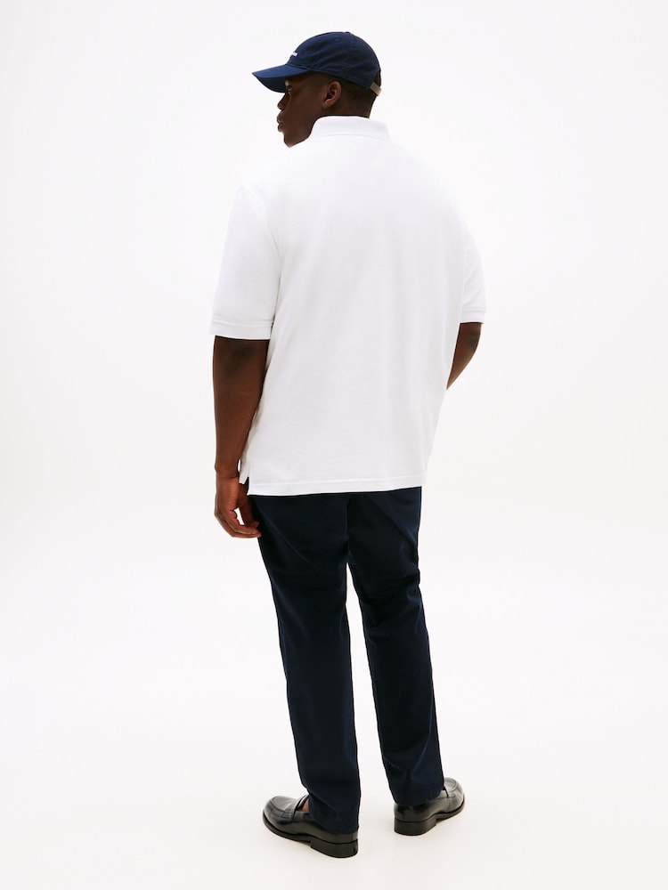 Tommy Hilfiger White Ecru Regular Fit Plus 1985 Polo Shirt - Image 2 of 5