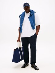 Tommy Hilfiger White Ecru Regular Fit Plus 1985 Polo Shirt - Image 3 of 5