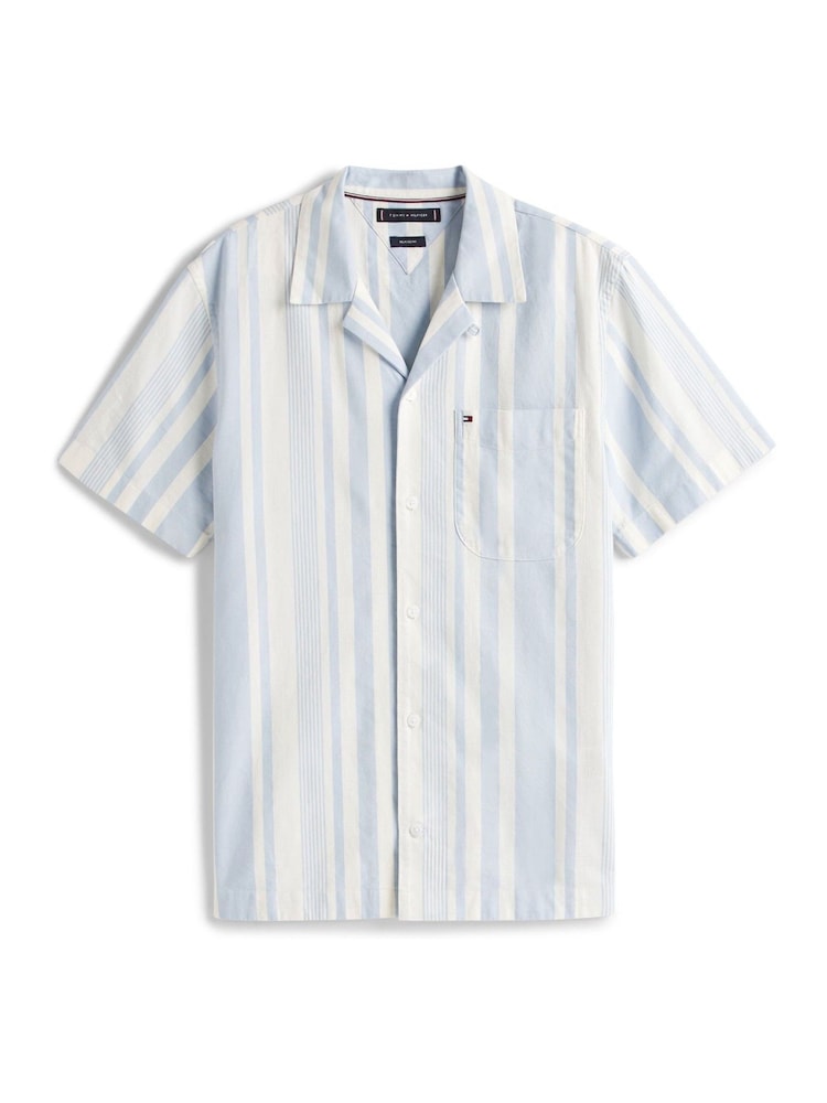 Tommy Hilfiger Blue Stripe Shirt - Image 5 of 5