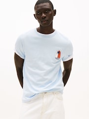Tommy Hilfiger Blue Regular Fit Short Sleeve T-Shirt - Image 1 of 5