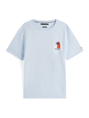 Tommy Hilfiger Blue Regular Fit Short Sleeve T-Shirt - Image 5 of 5