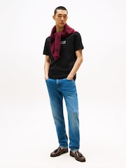 Tommy Hilfiger Black Logo Crew Neck T-Shirt - Image 3 of 5