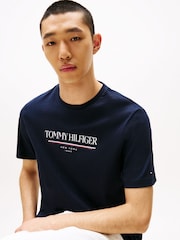 Tommy Hilfiger Logo Crew Neck T-Shirt - Slika 4 iz 5