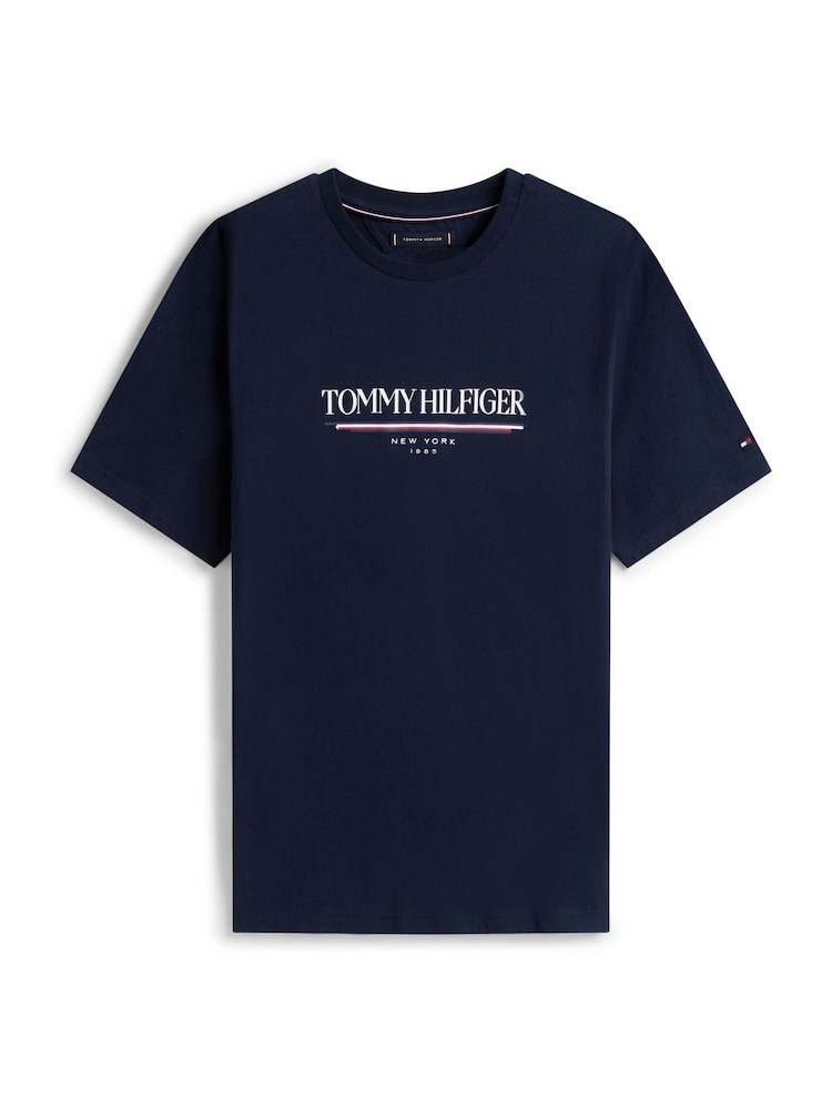Tommy Hilfiger Logo Crew Neck T-Shirt - Slika 5 iz 5