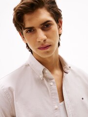 Tommy Hilfiger Natural Regular Fit Oxford Shirt - Image 4 of 5