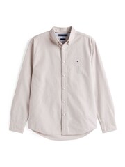 Tommy Hilfiger Natural Regular Fit Oxford Shirt - Image 5 of 5