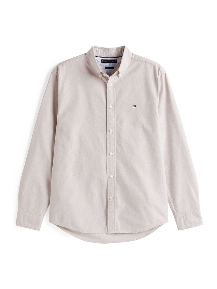 Tommy Hilfiger Natural Regular Fit Oxford Shirt - Image 5 of 5