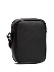 Tommy Hilfiger Black Monogram Cross-Body Reporter Bag - Image 2 of 4
