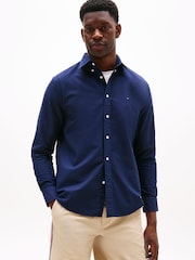 Tommy Hilfiger Blue Regular Fit Oxford Shirt - Image 1 of 5