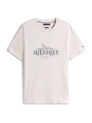 Tommy Hilfiger Sand Regular Fit Short Sleeve T-Shirt - Image 5 of 5