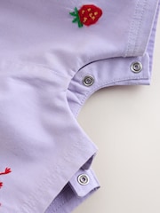 Purpuriu personaj - Set salopetă din denim și body pentru bebeluși 2 piese (0luni -2ani) - Imaginea 6 din 9