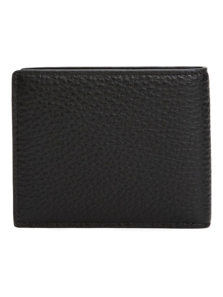 Tommy Hilfiger Black Pebble Grain Leather Bifold Wallet - Image 4 of 4