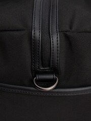 Tommy Hilfiger Black Metal Logo Travel Cross-Body Duffel Bag - Image 2 of 5