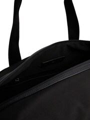 Tommy Hilfiger Black Metal Logo Travel Cross-Body Duffel Bag - Image 4 of 5