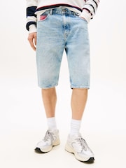 Tommy Jeans Blue Ryan Slim Denim Shorts - Image 1 of 6