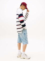 Tommy Jeans Blue Ryan Slim Denim Shorts - Image 2 of 6