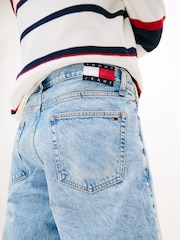 Tommy Jeans Blue Ryan Slim Denim Shorts - Image 5 of 6