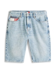 Tommy Jeans Blue Ryan Slim Denim Shorts - Image 6 of 6