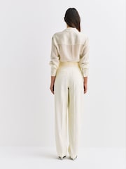 Joseph White Aix Tailored Crepe Trousers - Image 4 of 7