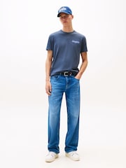 Tommy Jeans Blue Back Graphic Print Crew Neck T-Shirt - Image 3 of 5