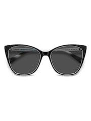 Polaroid Rectangular Black Sunglasses - Imagen 4 de 6