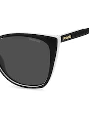 Polaroid Rectangular Black Sunglasses - Imagen 5 de 6