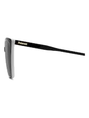 Polaroid Rectangular Black Sunglasses - Imagen 6 de 6