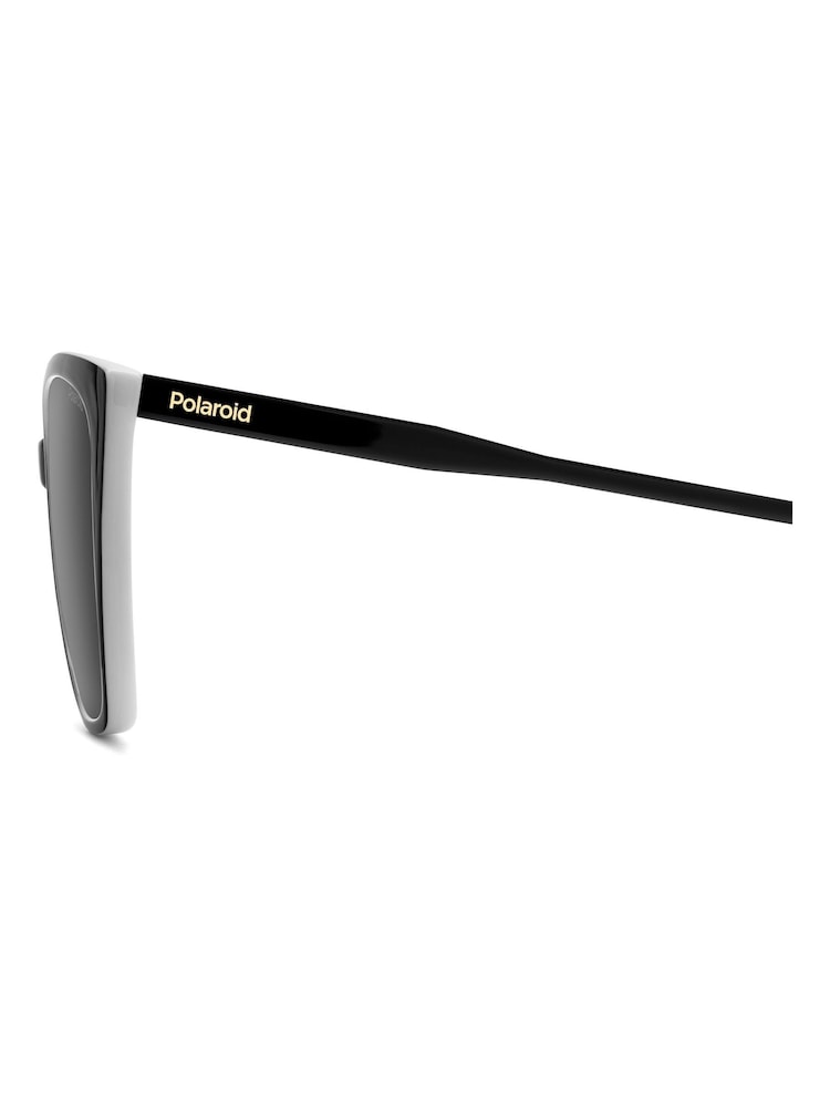 Polaroid Rectangular Black Sunglasses - Imagen 6 de 6