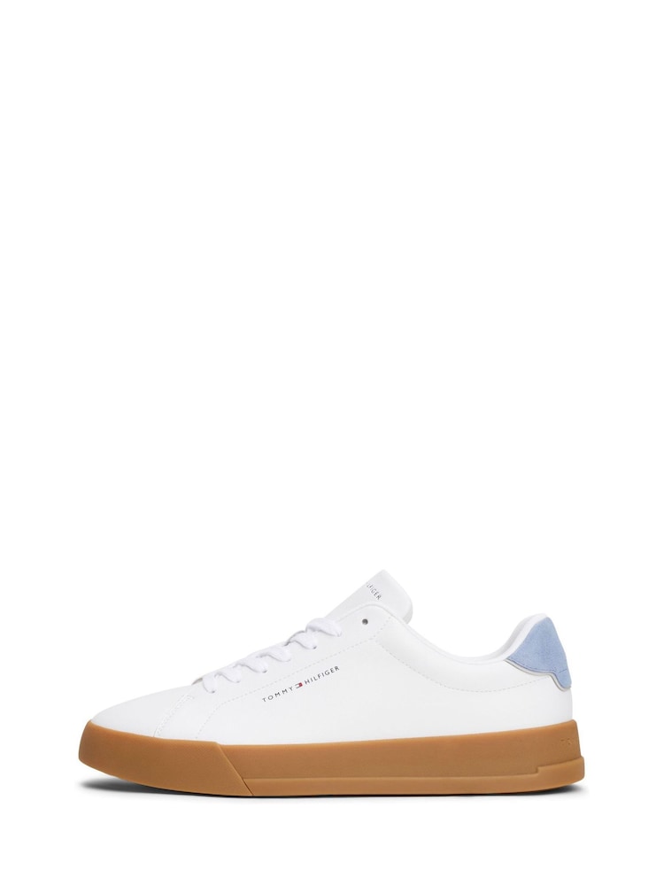 Tommy Hilfiger Contrast Heel Court Trainers - Image 2 of 5