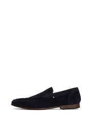 Tommy Hilfiger Blue Suede Flexible Loafers - Image 2 of 4