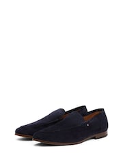 Tommy Hilfiger Blue Suede Flexible Loafers - Image 3 of 4