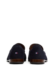 Tommy Hilfiger Blue Suede Flexible Loafers - Image 4 of 4