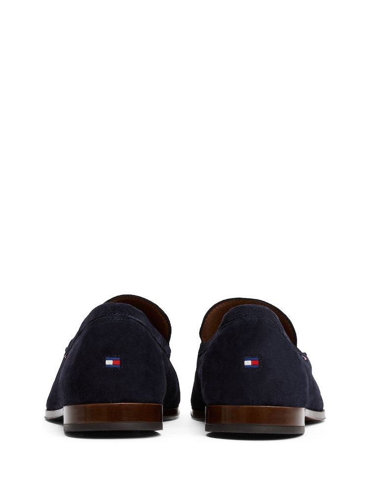Tommy Hilfiger Blue Suede Flexible Loafers - Image 4 of 4