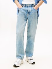 Tommy Jeans Blue Otis Signature Regular Straight Leg Jeans - Image 1 of 5