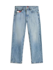 Tommy Jeans Blue Otis Signature Regular Straight Leg Jeans - Image 5 of 5