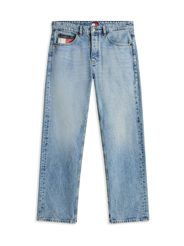 Tommy Jeans Blue Otis Signature Regular Straight Leg Jeans - Image 5 of 5