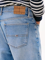 Tommy Jeans Blue Relaxed Isaac Whiskered Tapered Jeans - Image 4 of 5